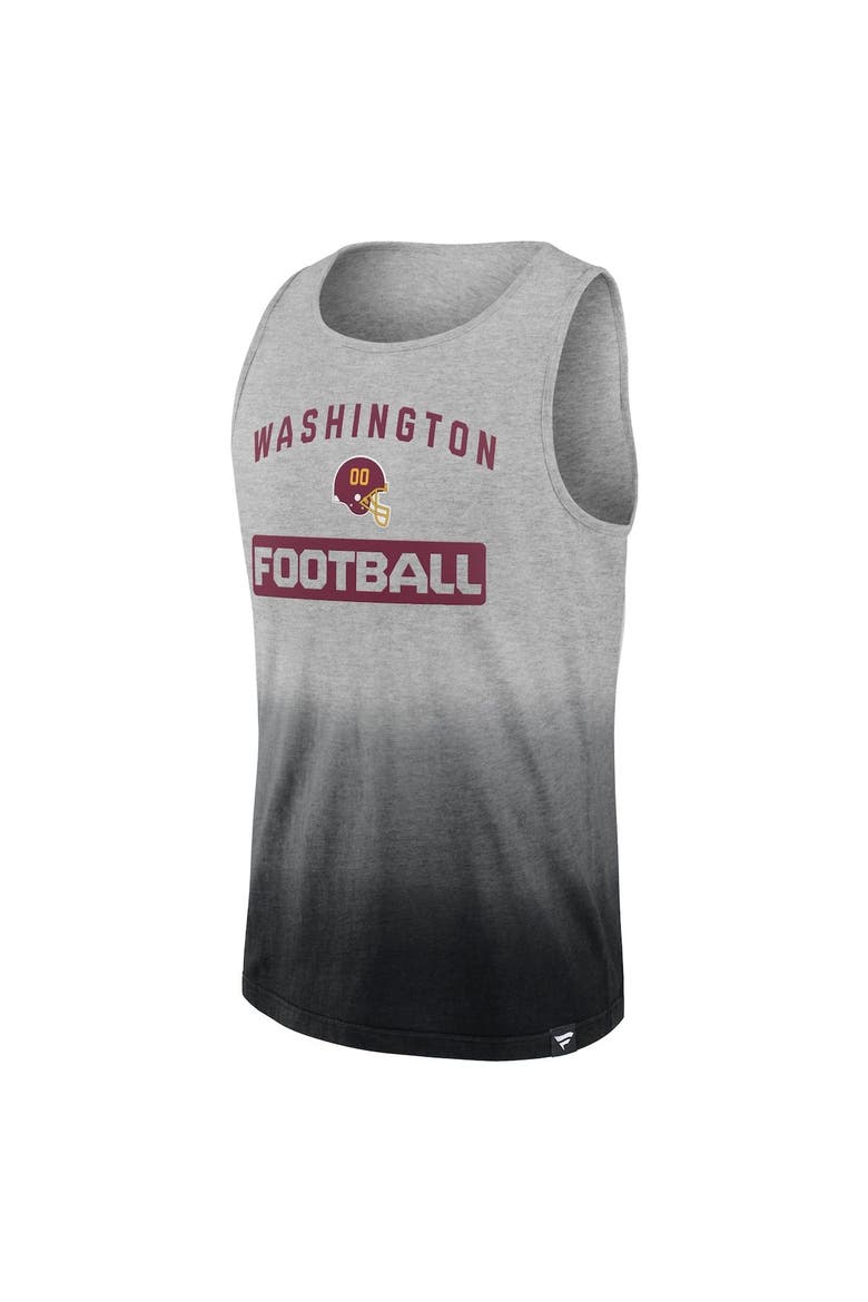 Men's Fanatics Branded Heathered Gray/Black Washington Commanders Our Year Tank Top, Alternate, color, Heather Gray