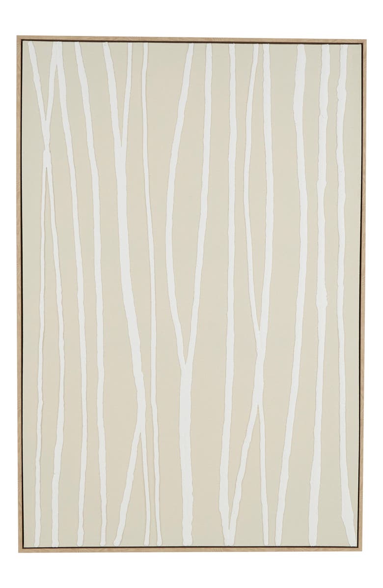 GINGER BIRCH STUDIO Beige Framed Wall Art, Main, color, 