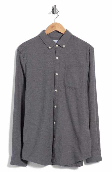 Long Sleeve Lightly Brushed Dobby Shirt
