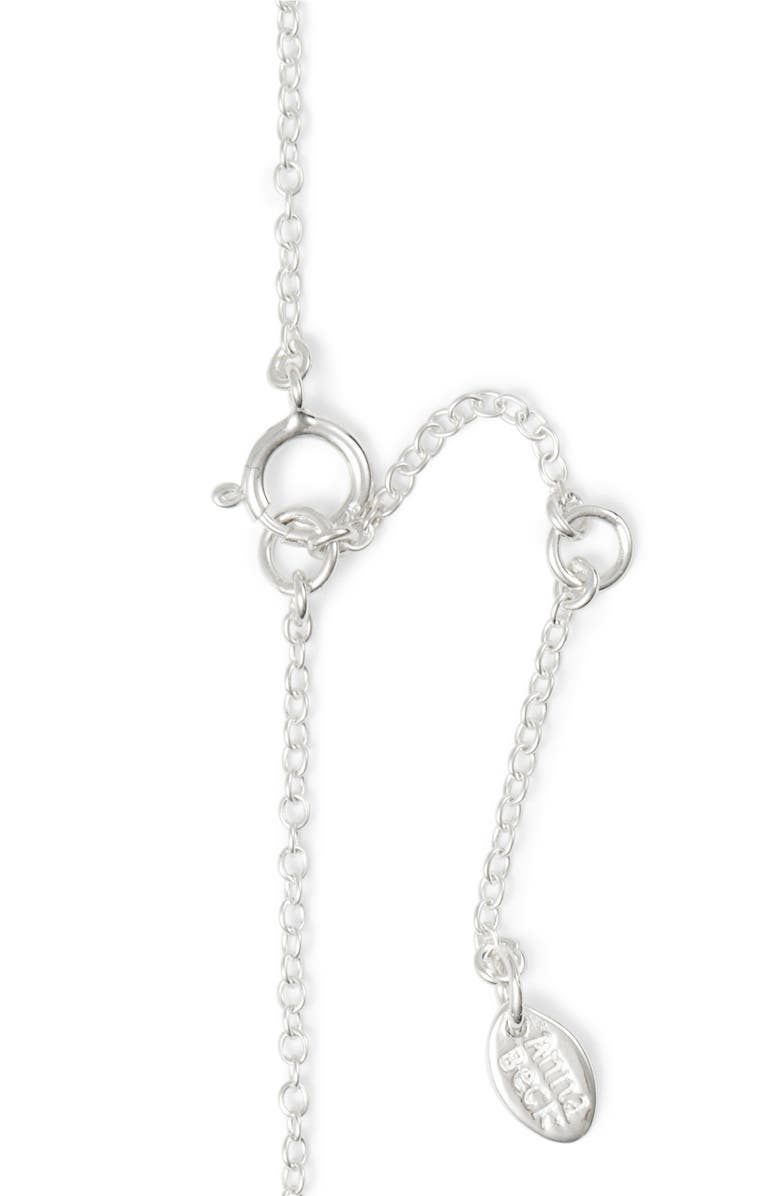 Anna Beck 'Gili' Reversible Mini Cross Necklace, Alternate, color, Two Tone