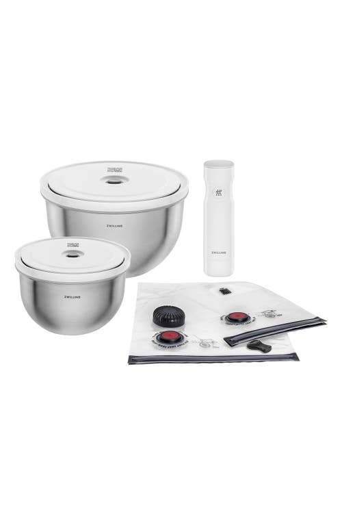 Zwilling 7-piece Stainless Steel Fresh & Save Set In Silver
