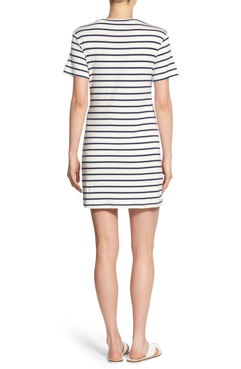Amour Vert 'Brigette' Stripe T-Shirt Dress, Alternate, color,