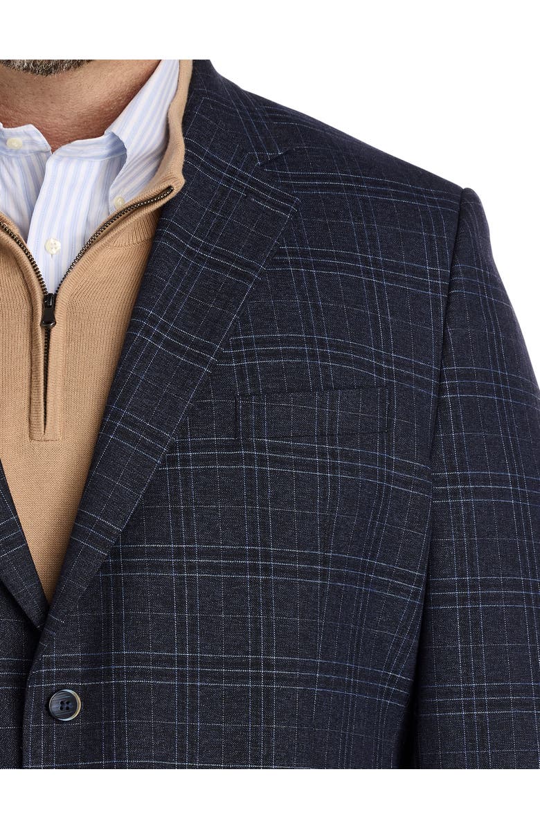 Tallia Big & Tall Patterned Sport Coat, Alternate, color, Navy