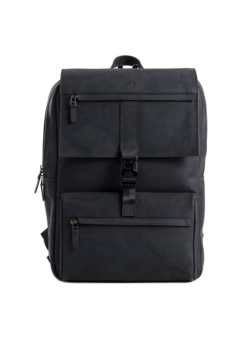 Velez Top Grain Leather Backpack for Men and Women Laptop Bag, Main, color,