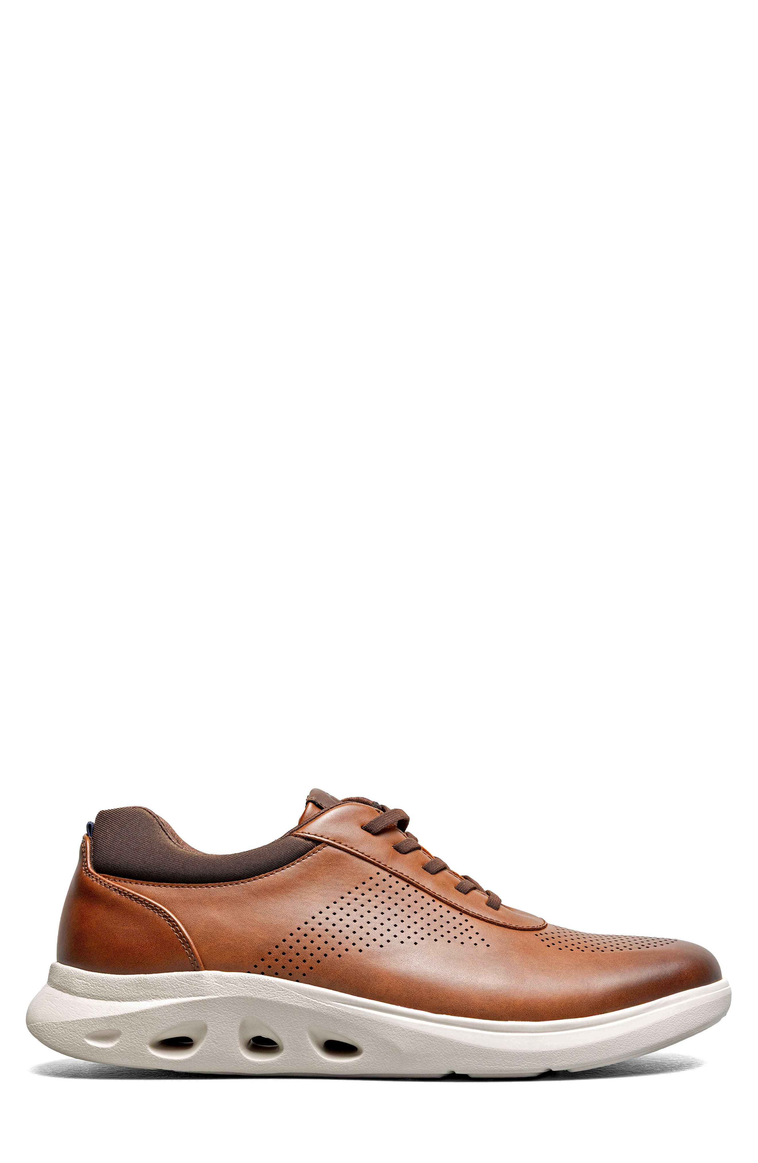 Ponte Perforated Sneaker, Alternate, color, COGNAC MULTI