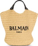 Balmain Mini Balmain crochet tote bag