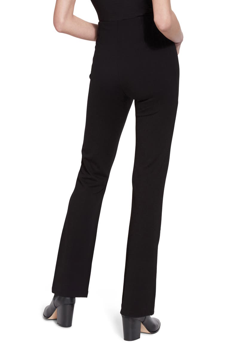 'Lyssentials Elysse Ponte Pants, Alternate, color, BLACK