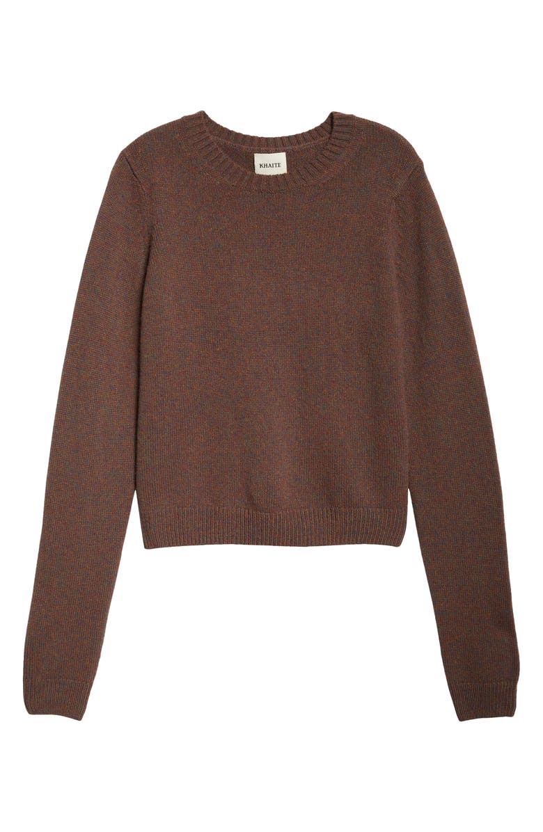 Khaite Diletta Cashmere Crewneck Sweater, Alternate, color, 