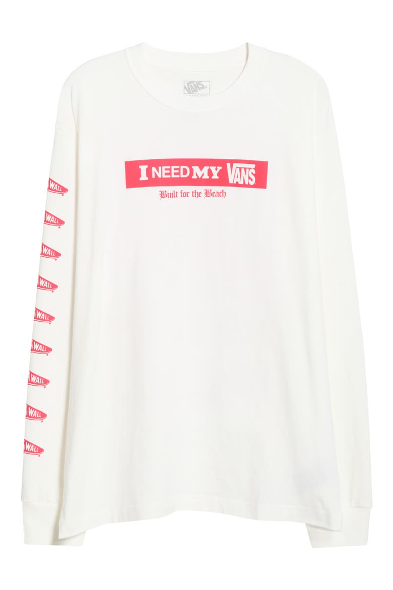 I Need My Vans Graphic T-Shirt, Alternate, color, WHITE
