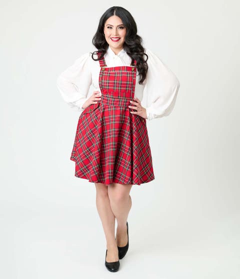 Plus Size Brionne Pinafore Skirt