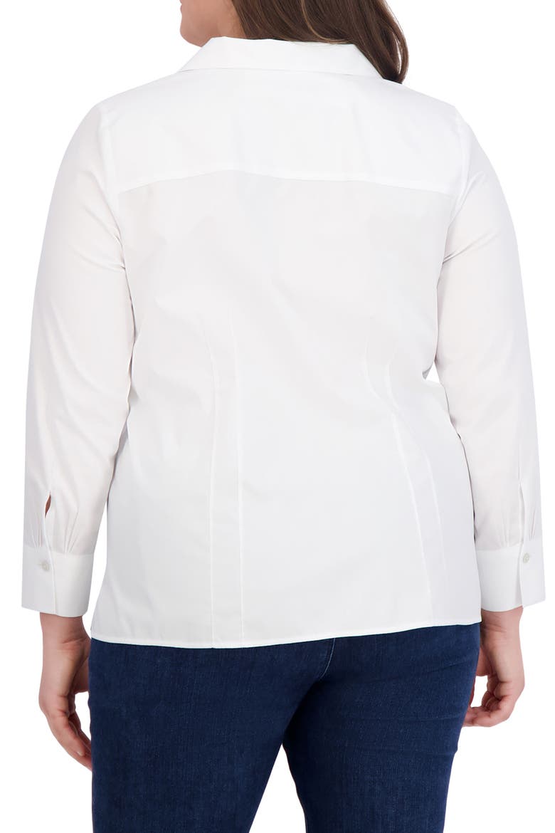 Katie Cotton Shirt, Alternate, color, WHITE