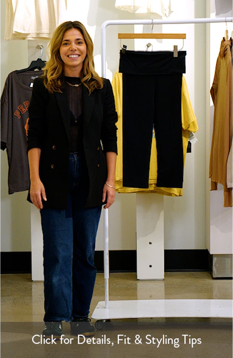 Foldover Capri Leggings