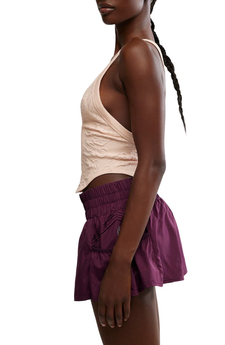 Free People Daydream Rib Racerback Tank, Alternate, color, Ballet Slipper