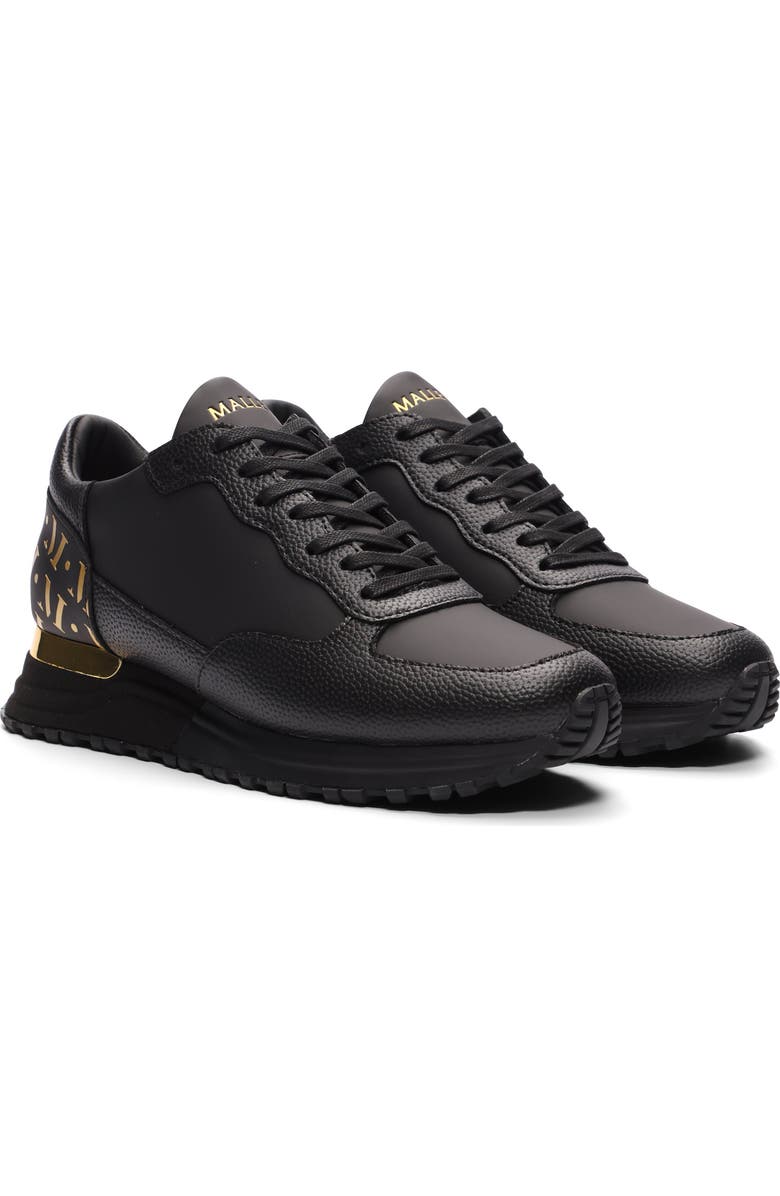 MALLET Popham Tumbled Sneakers, Alternate, color, Black Gold