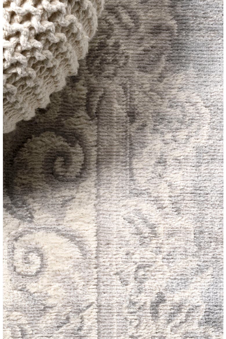Rosalia Cottage Medallion Area Rug, Alternate, color, Ivory/Gray