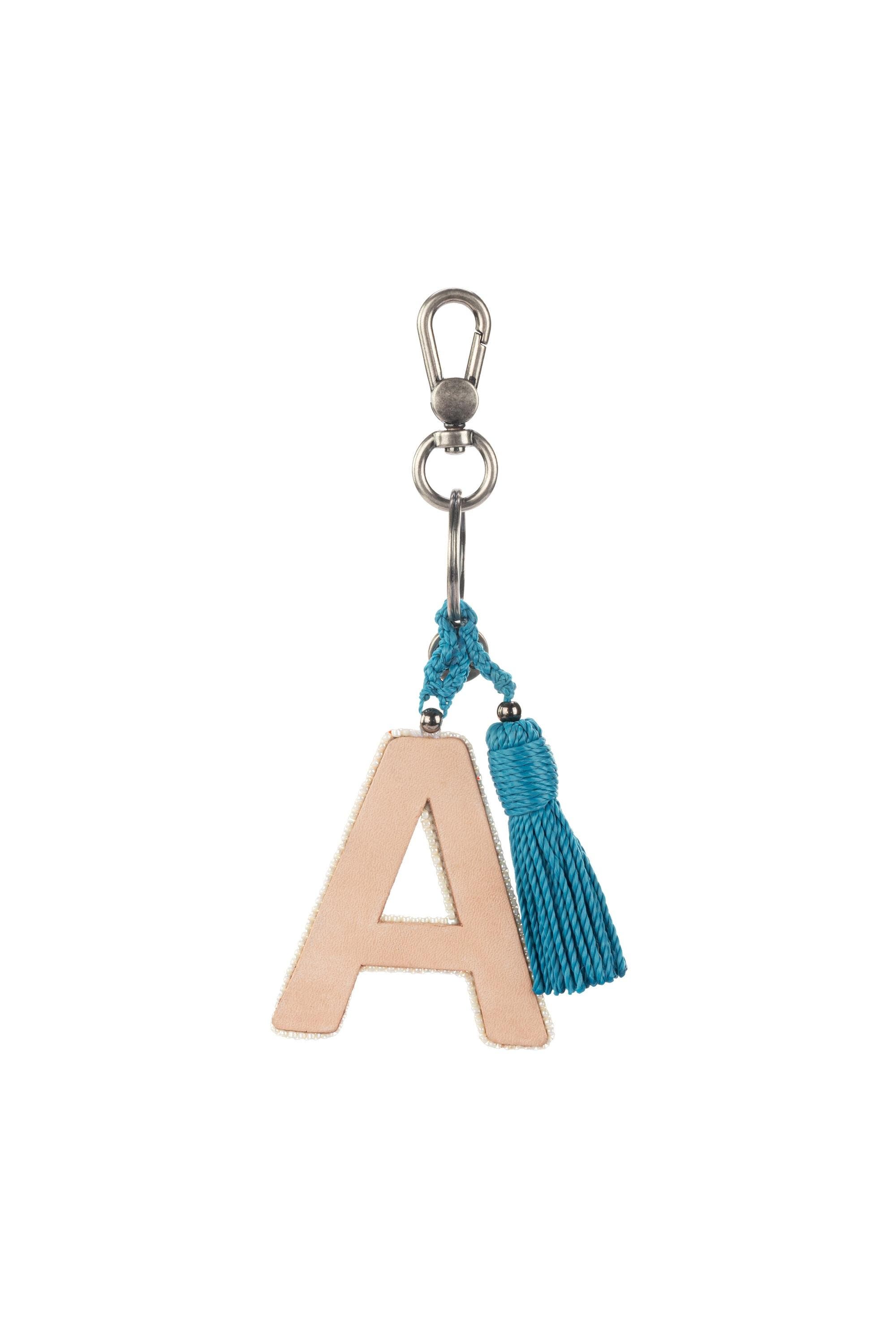 Yarnicharmz Hand Crochet Dangle - Letters, Alternate, color, A