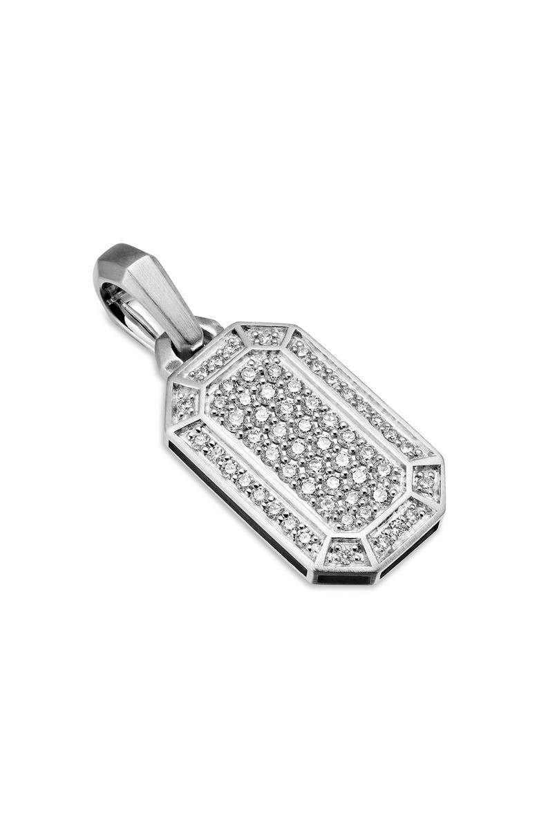 David Yurman Streamline<sup>®</sup> Pavé Amulet with Diamonds, Alternate, color, Sterling Silver