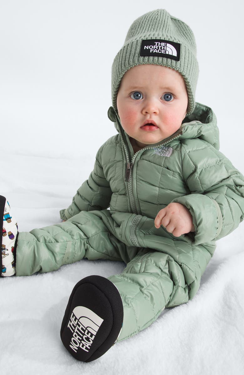The North Face ThermoBall<sup>™</sup> Hooded One-Piece Snowsuit, Alternate, color, Slate Moss