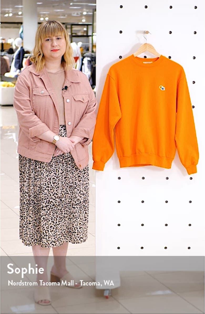 ME. Rose Crewneck Sweatshirt, sales video thumbnail