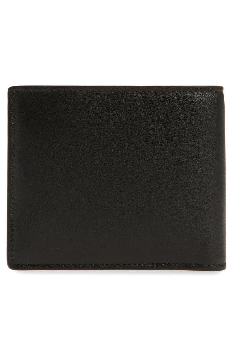 Versace Medusa Bifold Leather Wallet, Alternate, color, 