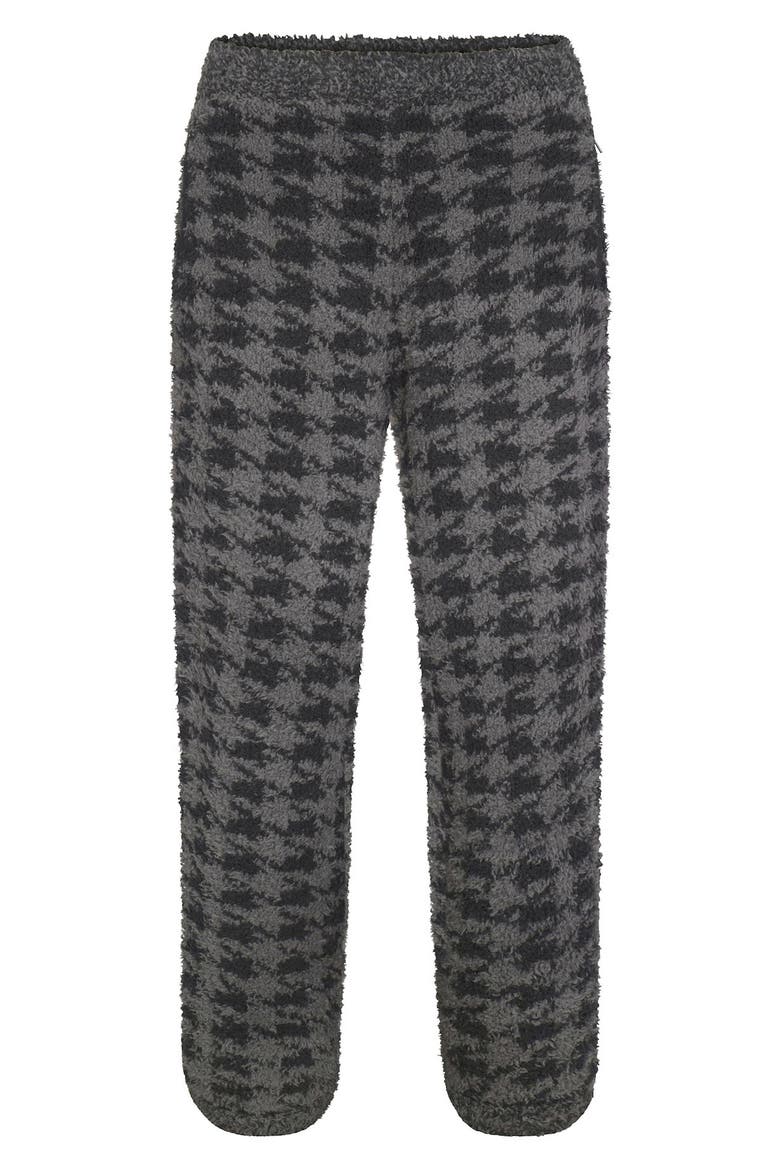 Cozy Knit Unisex Joggers, Alternate, color, HOUNDSTOOTH ONYX