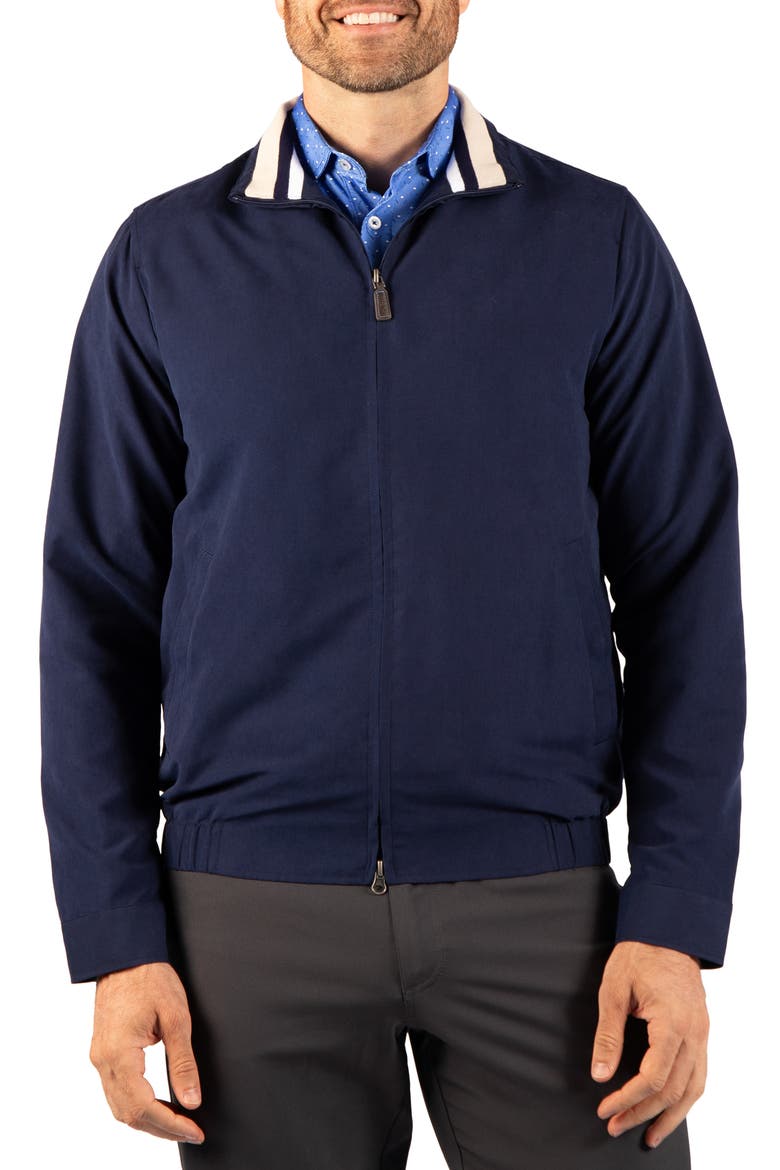 Water Resistant Golf Jacket, Main, color, NAVY