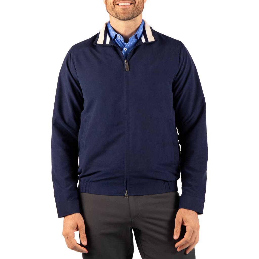 Tailorbyrd Water Resistant Golf Jacket In Navy