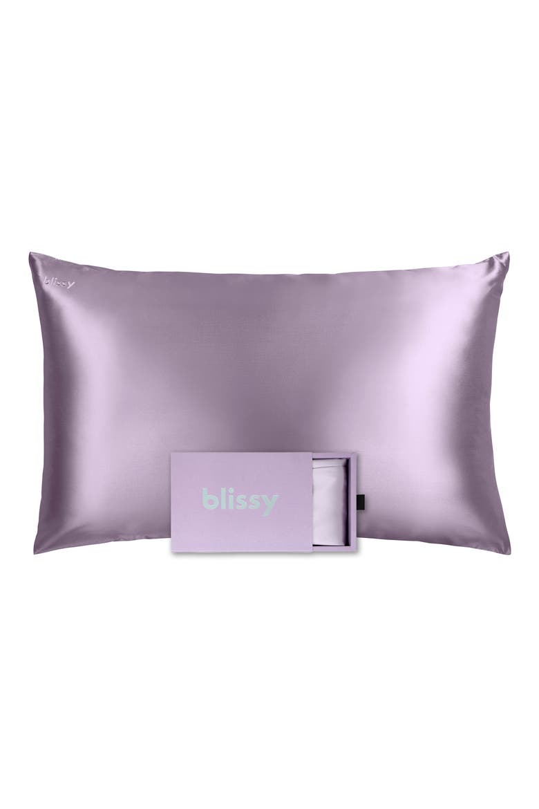 Mulberry Silk Pillowcase, Main, color, LAVENDER