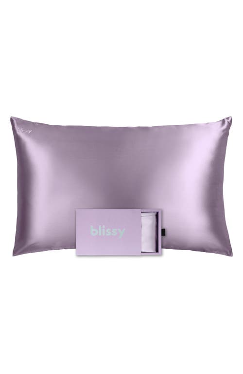 BLISSY Mulberry Silk Pillowcase in Lavender 