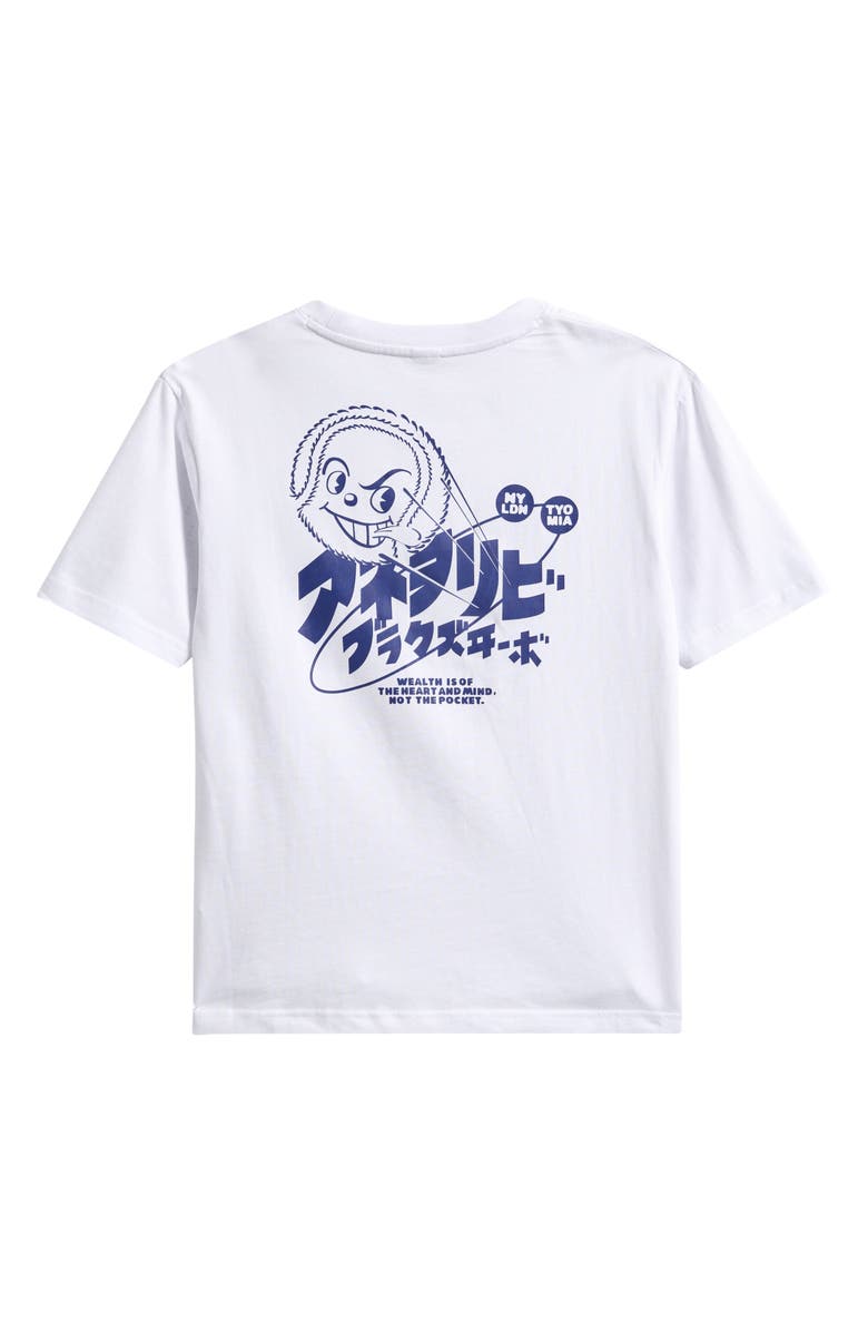 Billionaire Boys Club Kids' Victory Cotton Graphic T-Shirt, Alternate, color, White