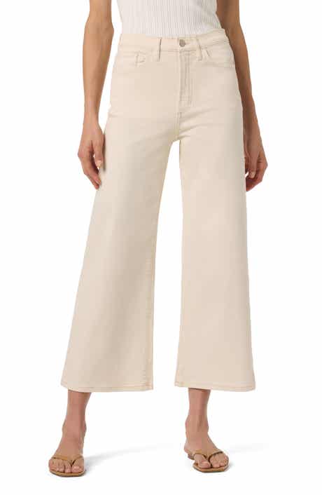 Joe's High Waist Ankle Wide Leg Jeans
