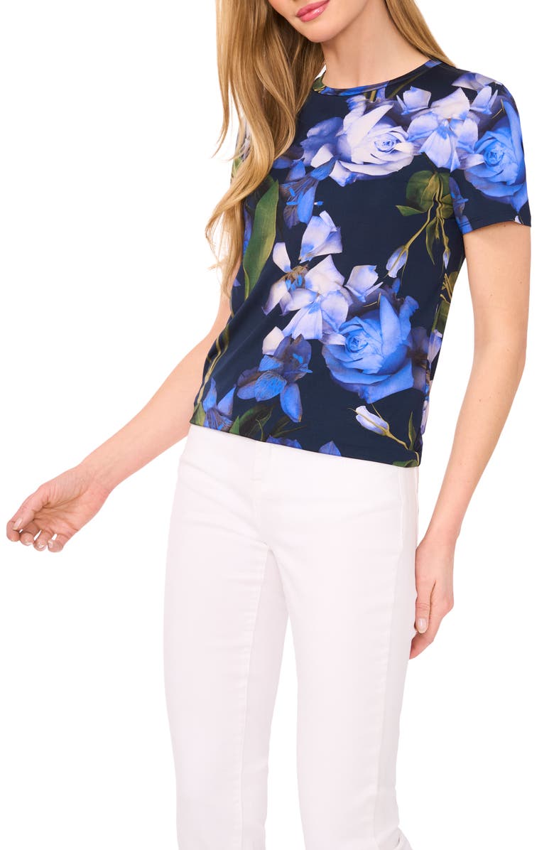 Ted Baker Floral Jersey T-Shirt, Alternate, color, 