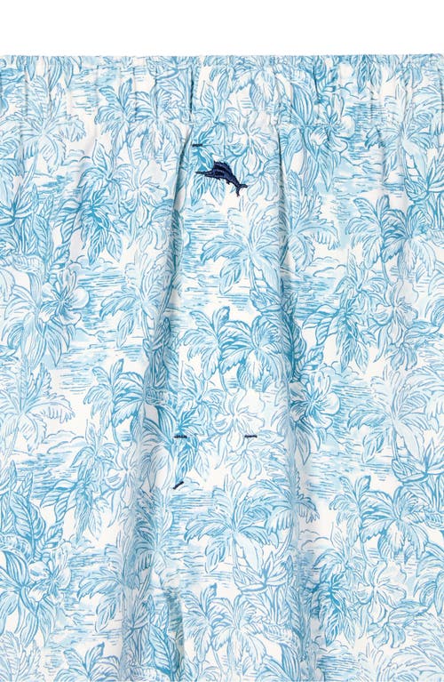 Tommy Bahama Knit Stretch Cotton Boxers In Blue