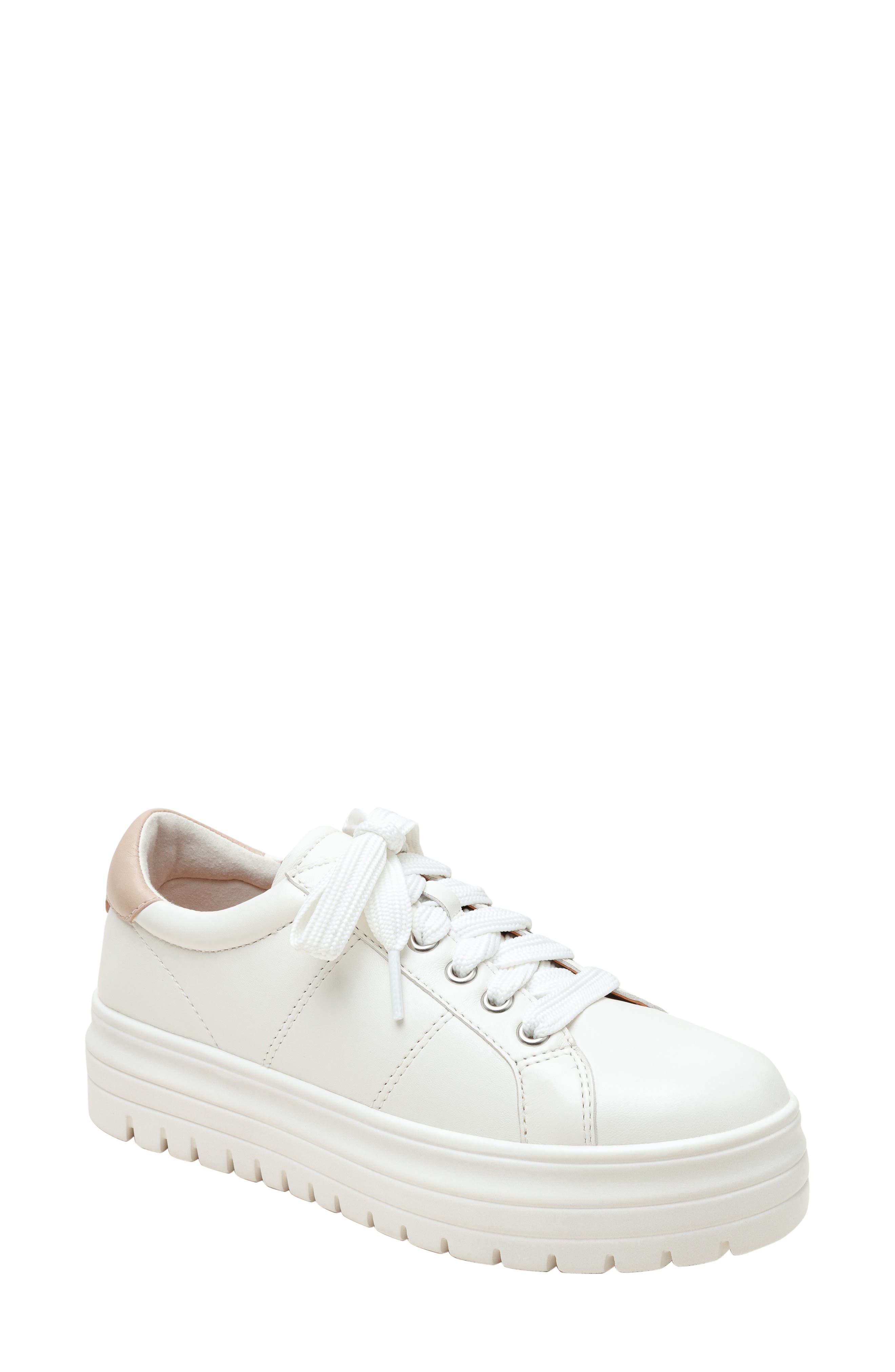 Jill Platform Sneaker, Main, color, EGGSHELL/ BLUSH