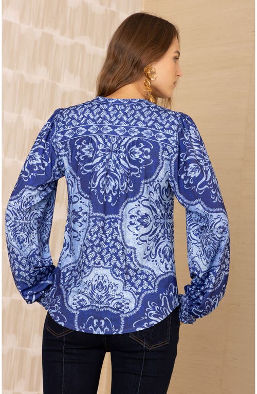 Hale Bob Addyson Jersey Top In Blue