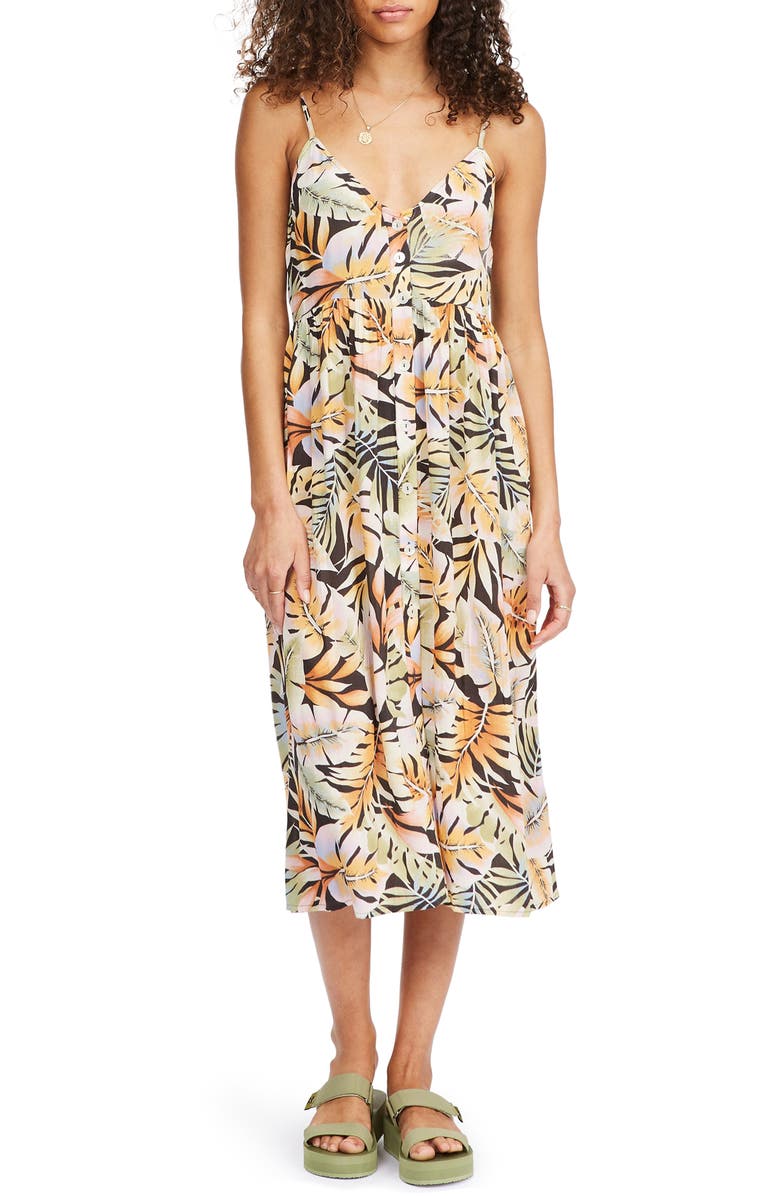 Billabong Venice Babe Floral Print Sundress, Alternate, color, 