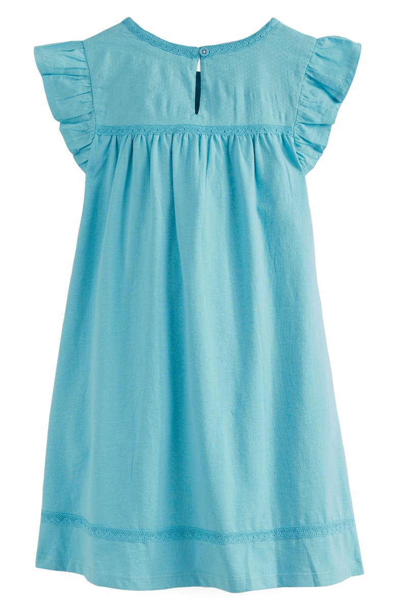 Mini Boden Kids' Flutter Sleeve Jersey Dress, Alternate, color,