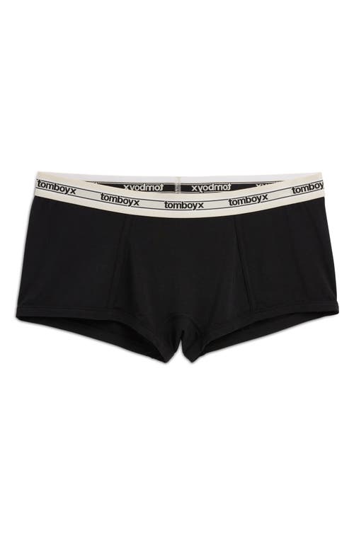 Tomboyx Stretch Modal Boyshorts In Black