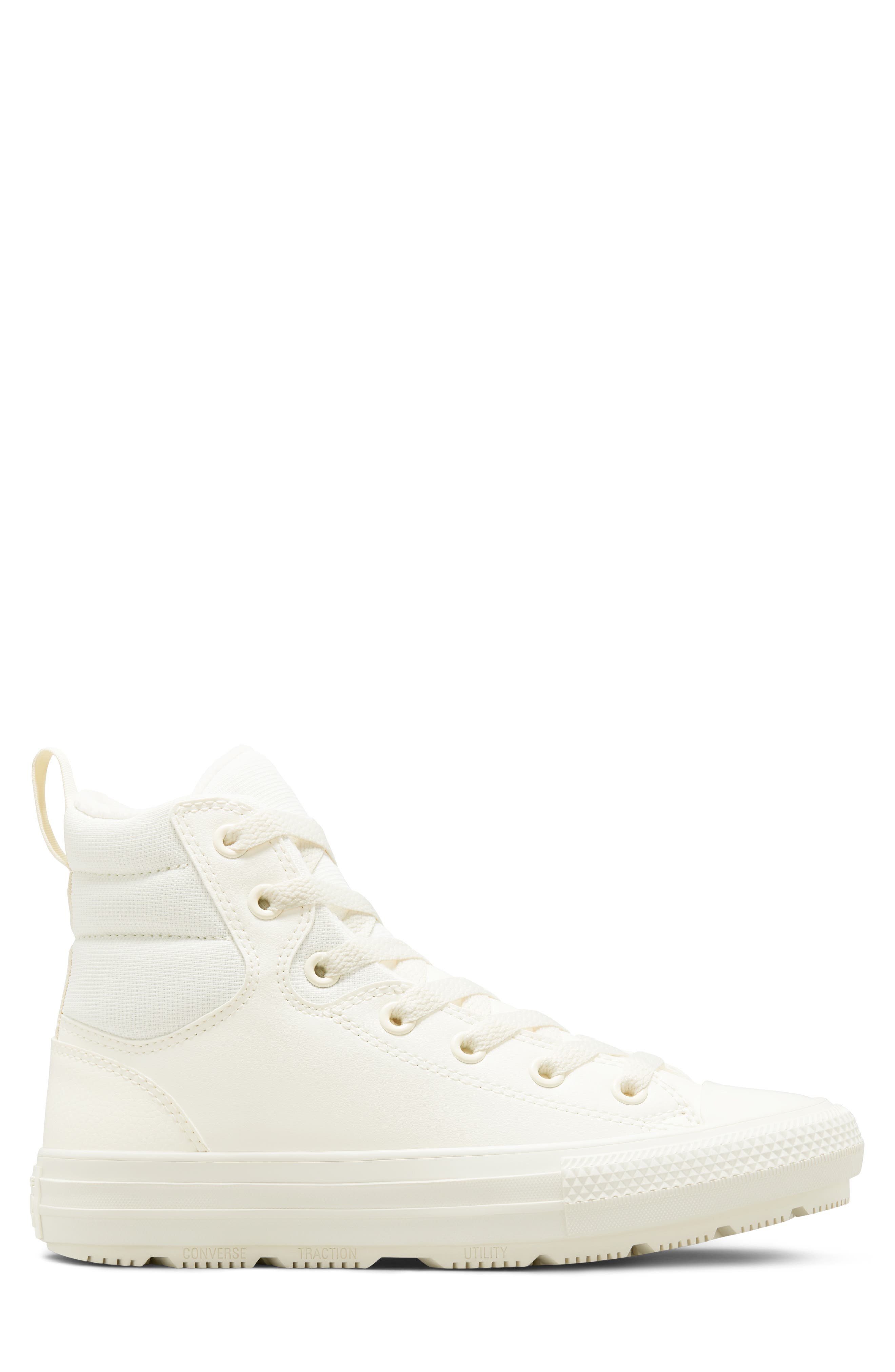 Chuck Taylor® All Star® Berkshire Water Resistant Sneaker Boot, Alternate, color, EGRET/ BOLD MANDARIN/ EGRET