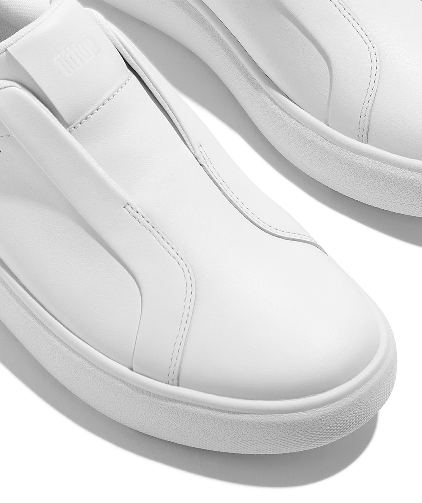FitFlop RTG Leather Laceless Sneakers, Alternate, color, Urban White