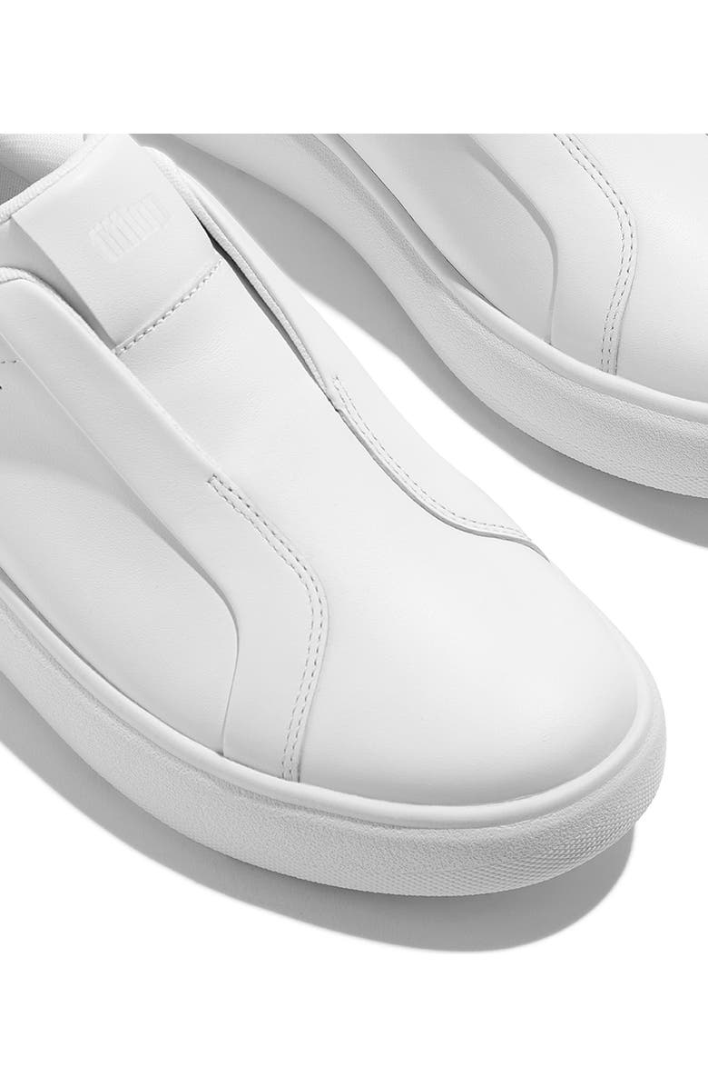 FitFlop RTG Leather Laceless Sneakers, Alternate, color, Urban White