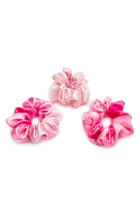 3-Pack Silk Scrunchies