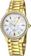 GV2 Siena Swiss Quartz Diamond Embellished Bracelet Watch - 0.02ct, 38mm