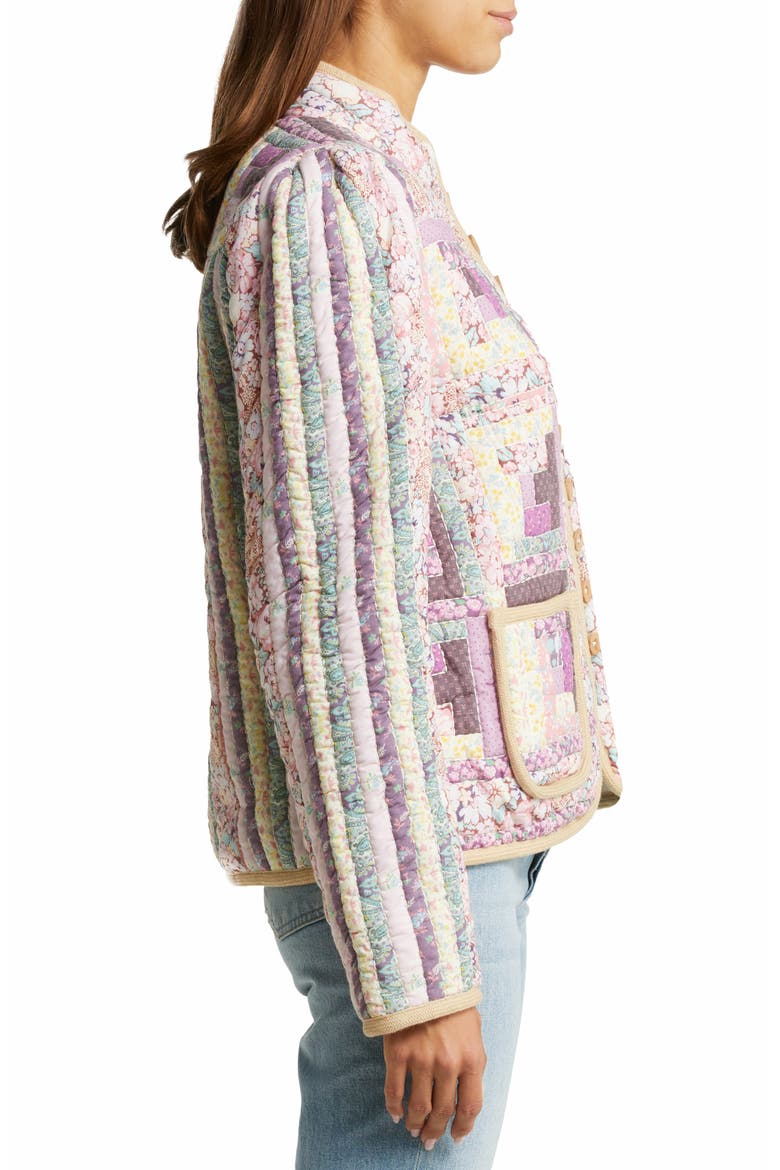 Naya Quilted Jacket, Alternate, color, MULTI