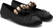 MANGO Mary Jane Ballet Flat