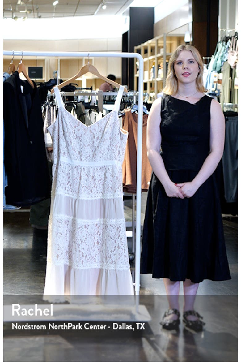 Rosalyn Sleeveless Lace Maxi Dress video