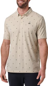 TravisMathew Floral Button Down Polo