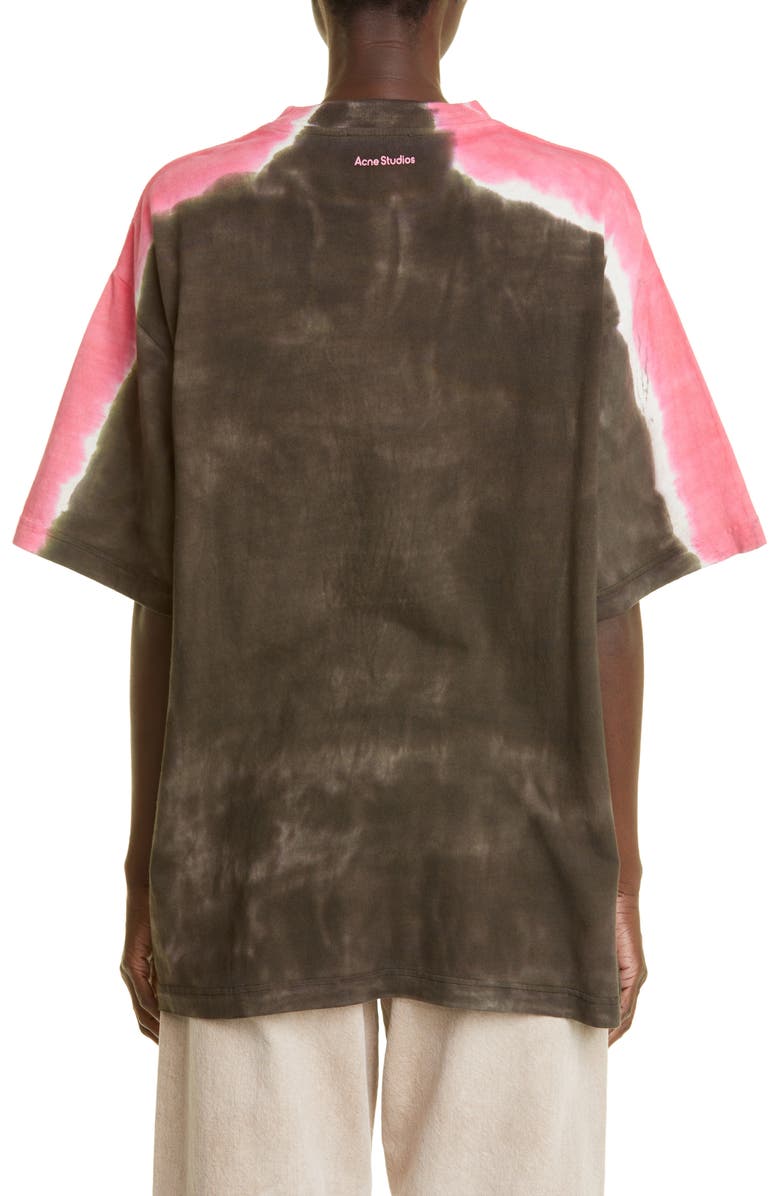 Acne Studios Edra Couer Tie Dye Cotton Graphic Tee, Alternate, color, 