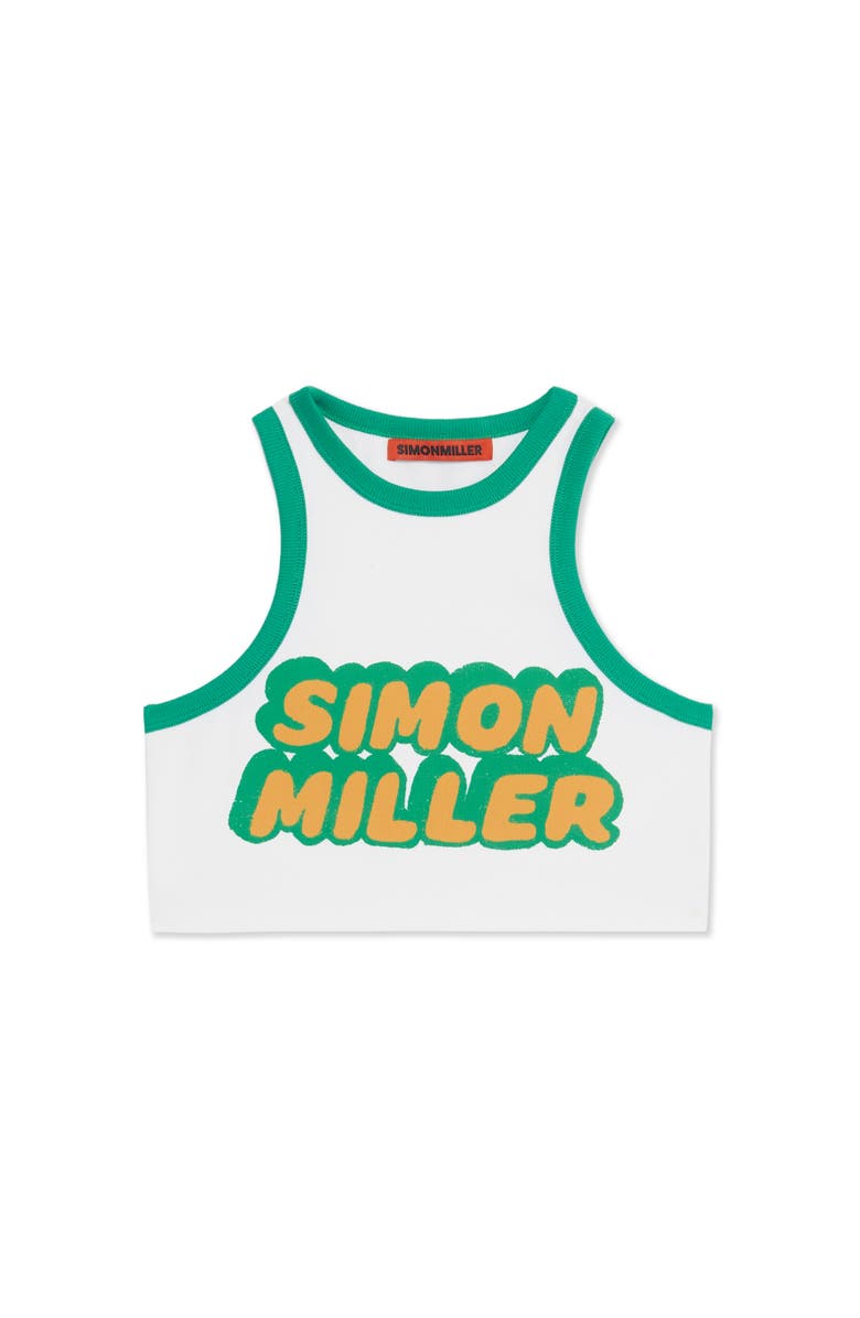 SIMONMILLER Dibby Tank, Alternate, color, Gummy Green Dibby Graphic
