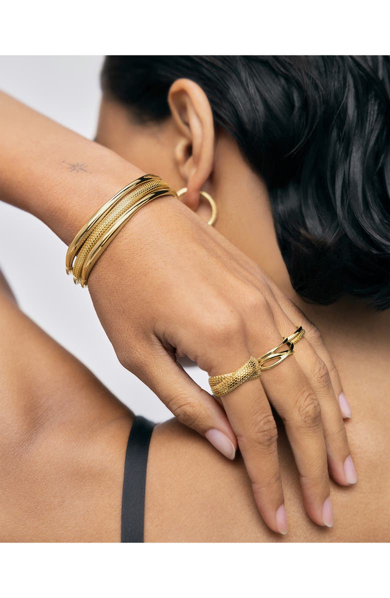 Monica Vinader Heirloom Bangle Bracelet, Alternate, color, 18Ct Gold Vermeil